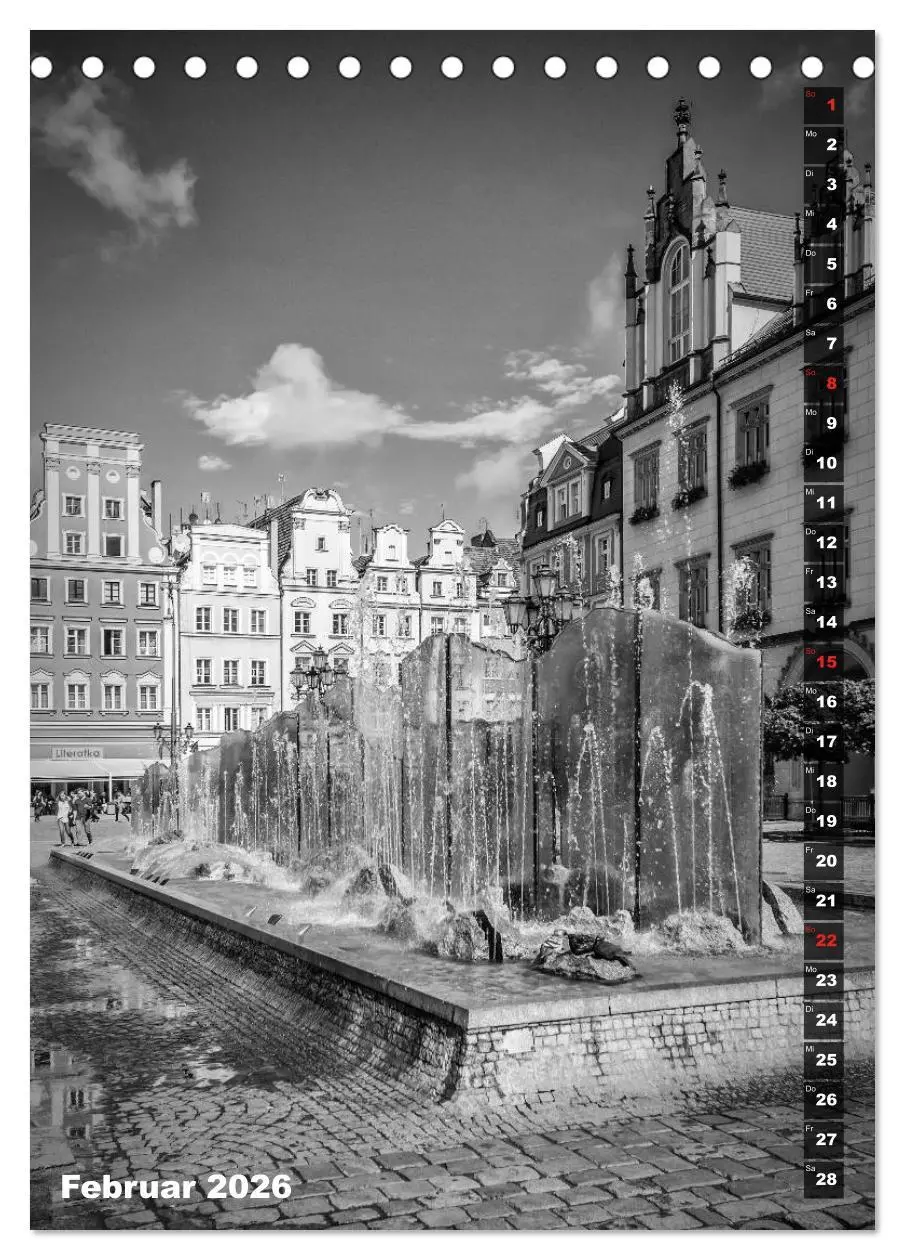 Bild: 9783516402889 | BRESLAU SCHWARZWEIß (Tischkalender 2026 DIN A5 hoch), CALVENDO...