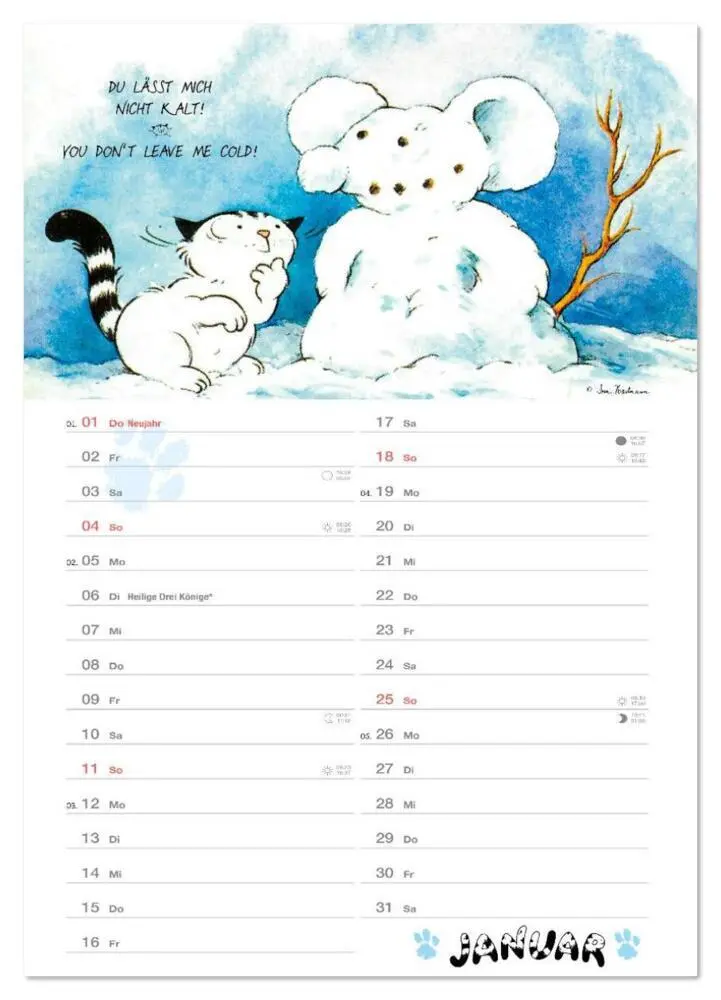Bild: 9783516642889 | Kater Jacob: kleine Katzenweisheiten (Wandkalender 2026 DIN A4...