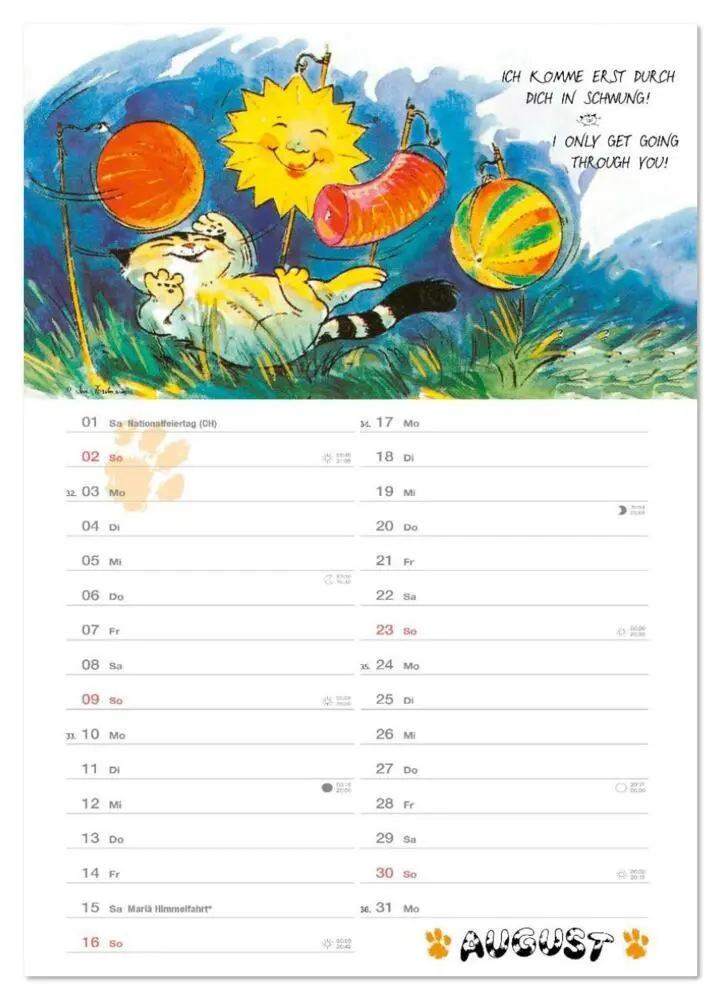 Bild: 9783516642889 | Kater Jacob: kleine Katzenweisheiten (Wandkalender 2026 DIN A4...