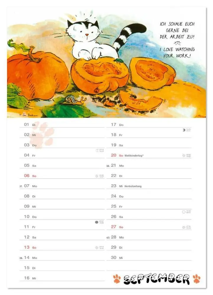 Bild: 9783516642889 | Kater Jacob: kleine Katzenweisheiten (Wandkalender 2026 DIN A4...