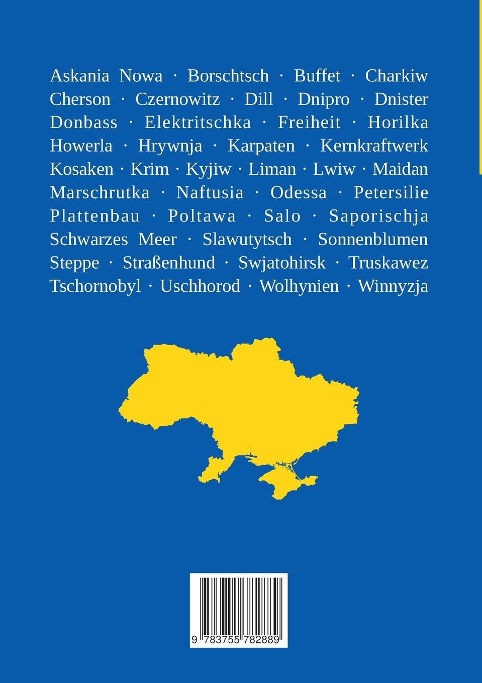 Rückseite: 9783755782889 | Ukrajina, Ukrajinka | Eine Reise durch die Ukraine in 113 Gedichten