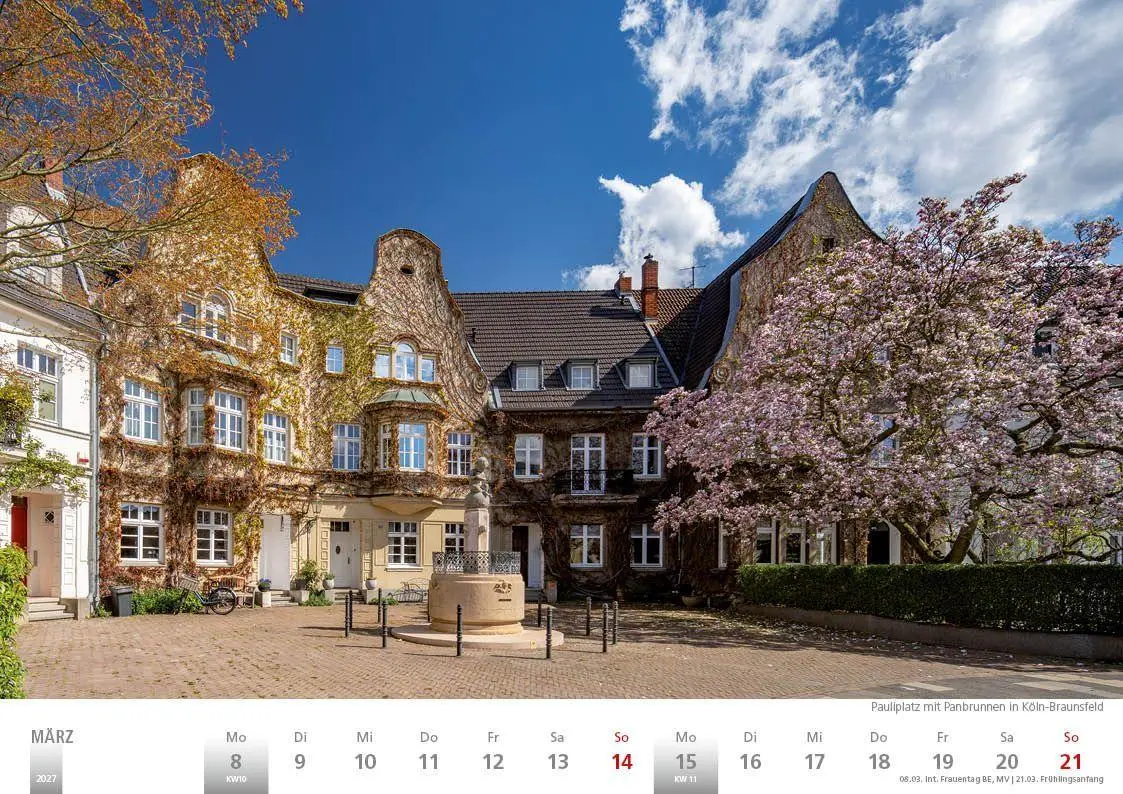 Bild: 9783965352889 | Rheinland 2027 Wandkalender A4 quer Spiralbindung 28 Blatt mit 56...