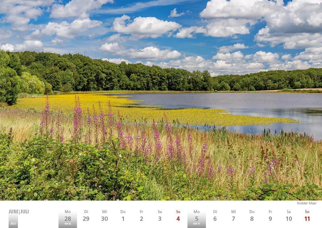Bild: 9783965352889 | Rheinland 2027 Wandkalender A4 quer Spiralbindung 28 Blatt mit 56...