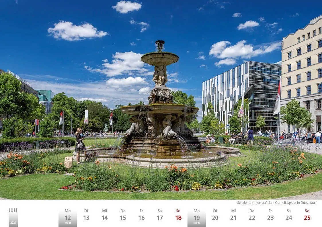 Bild: 9783965352889 | Rheinland 2027 Wandkalender A4 quer Spiralbindung 28 Blatt mit 56...