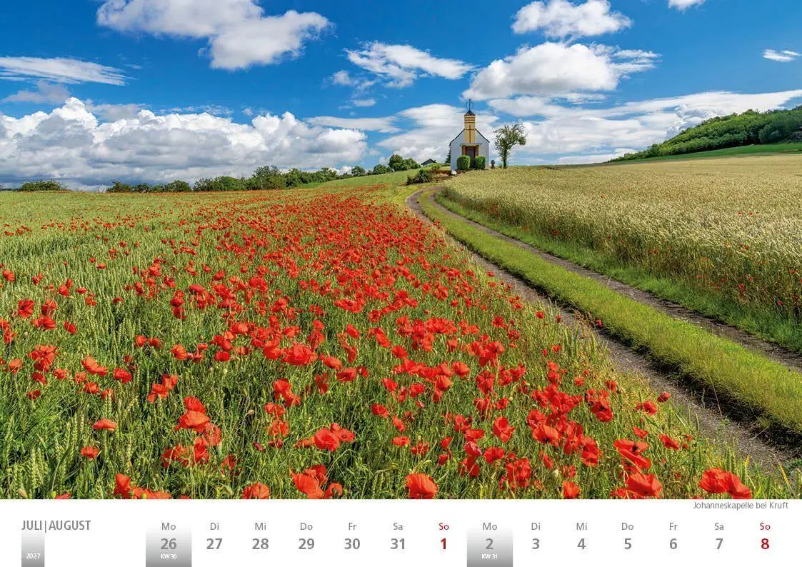 Bild: 9783965352889 | Rheinland 2027 Wandkalender A4 quer Spiralbindung 28 Blatt mit 56...