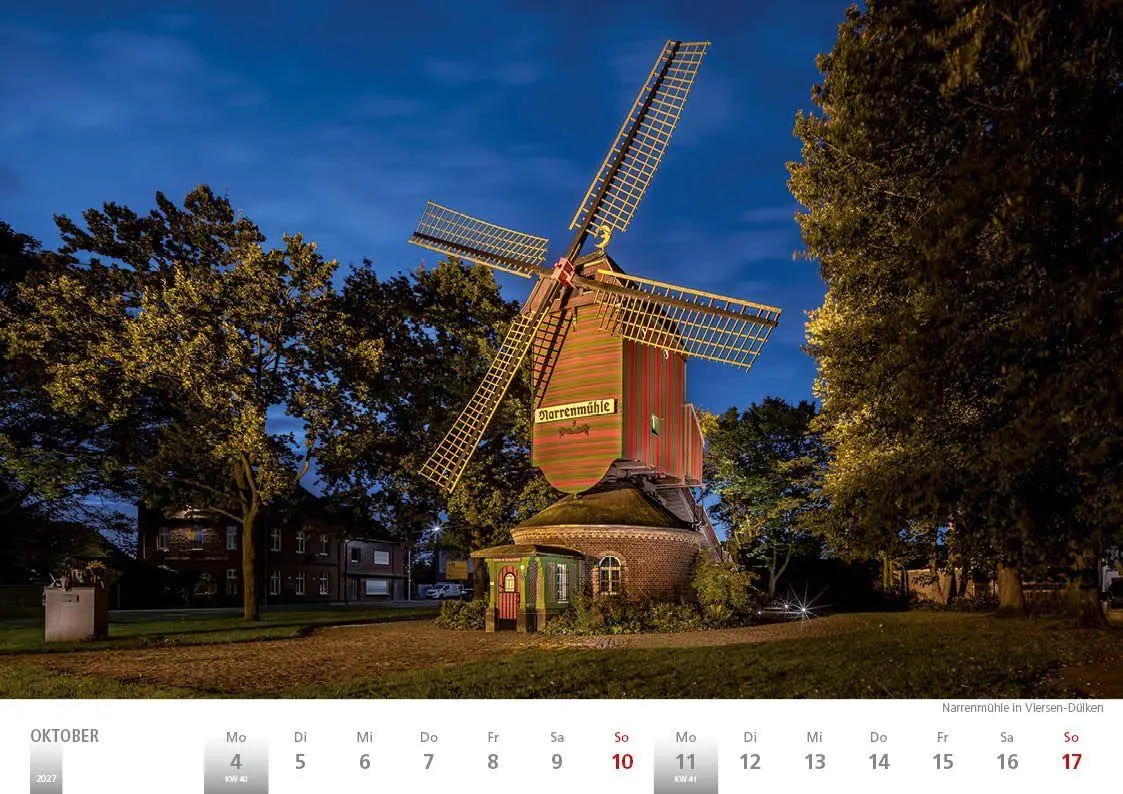 Bild: 9783965352889 | Rheinland 2027 Wandkalender A4 quer Spiralbindung 28 Blatt mit 56...