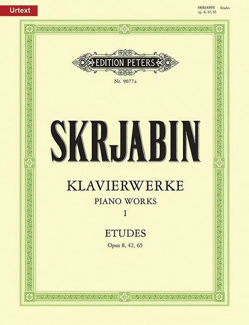Cover: 9790014072889 | Ausgewählte Klavierwerke 1: Etüden | Klavier (allein) | Scriabin