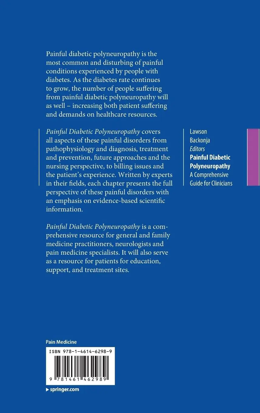 Rückseite: 9781461462989 | Painful Diabetic Polyneuropathy | A Comprehensive Guide for Clinicians