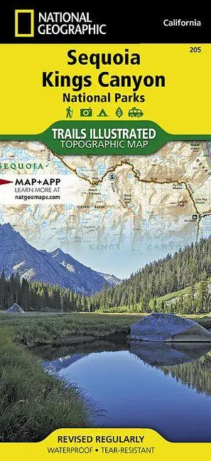 Cover: 9781566952989 | Sequoia and Kings Canyon National Parks Map | National Geographic Maps