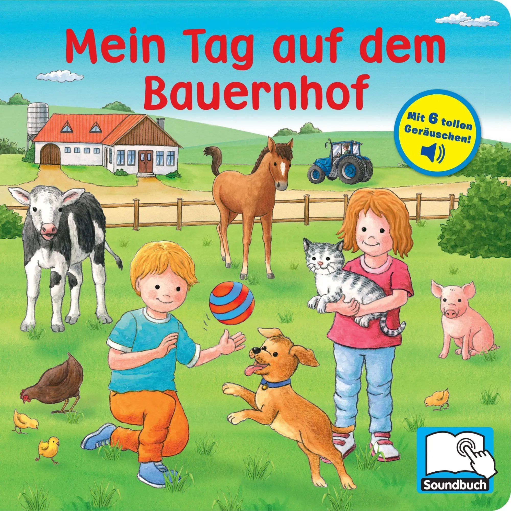Cover: 9798384602989 | Mein Tag auf dem Bauernhof - Pappbilderbuch mit 6 integrierten...