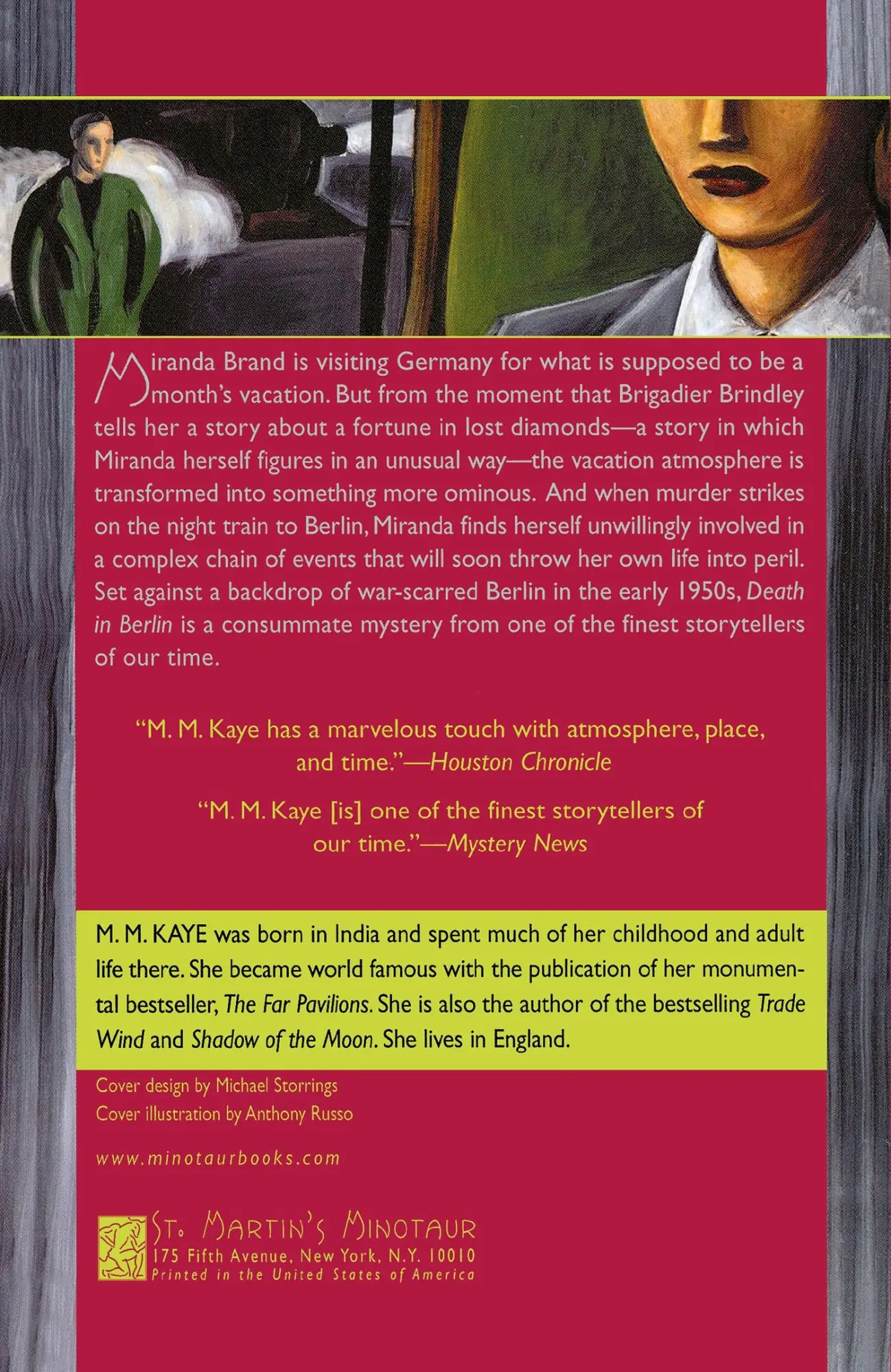 Rückseite: 9780312263089 | Death in Berlin | M. M. Kaye | Taschenbuch | Englisch | 2000