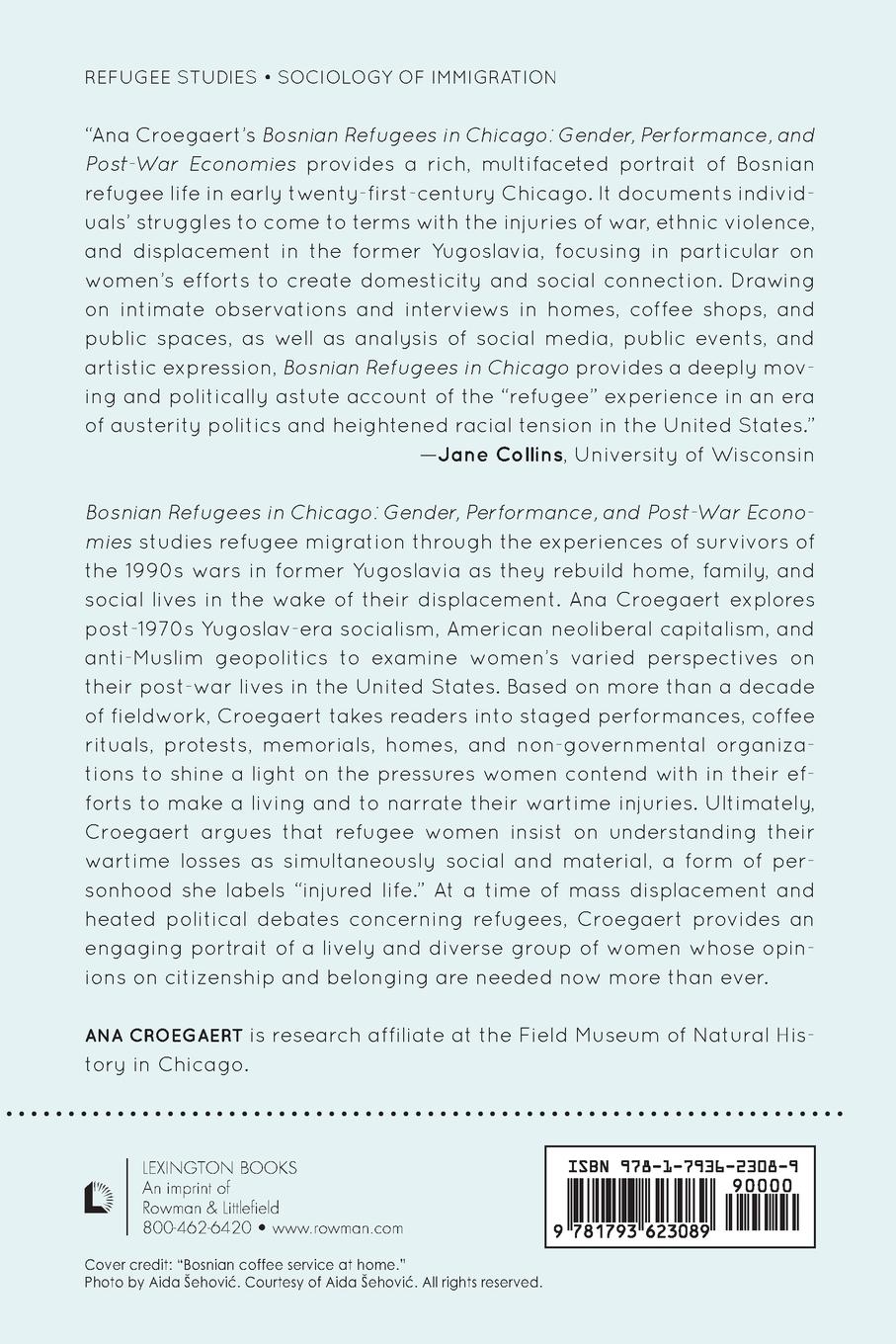 Rückseite: 9781793623089 | Bosnian Refugees in Chicago | Ana Croegaert | Taschenbuch | Englisch
