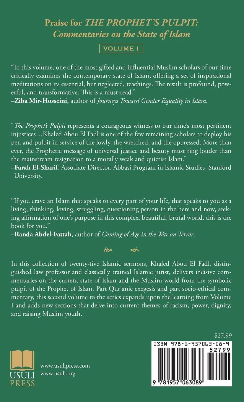 Rückseite: 9781957063089 | The Prophet's Pulpit | Commentaries on the State of Islam, Volume II
