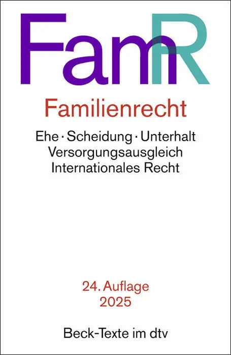 Cover: 9783423533089 | Familienrecht. FamR | Taschenbuch | dtv-Taschenbücher Beck Texte
