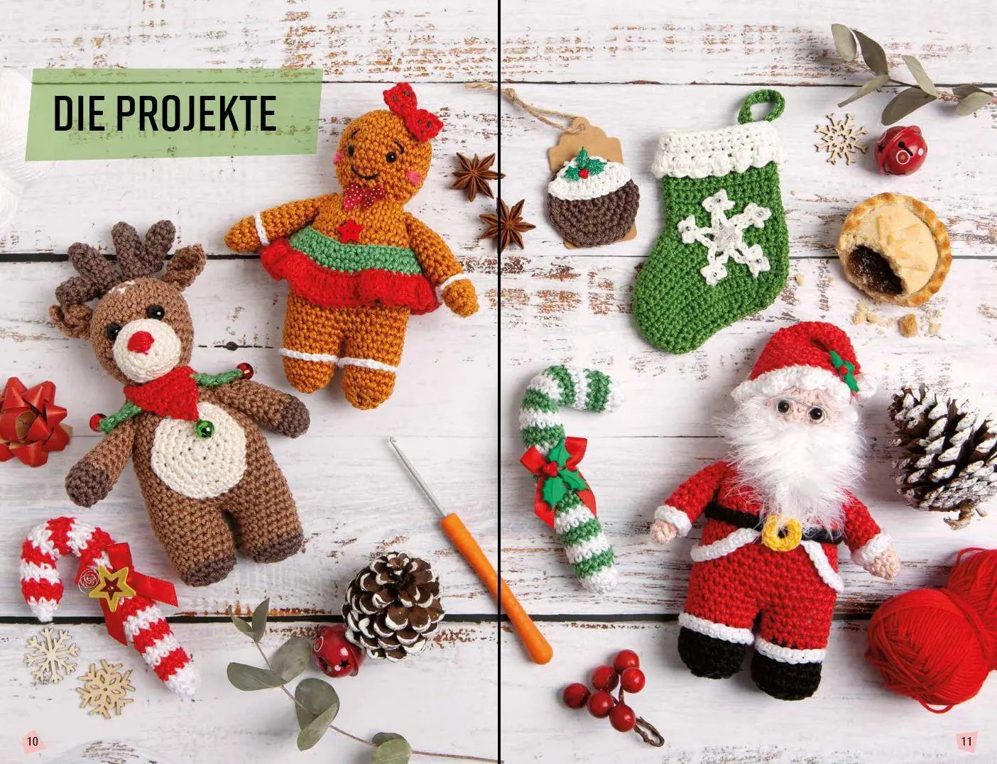 Bild: 9783702023089 | Niedliche Häkel-Ideen für Weihnachten | 20 Sachen selber machen | Buch