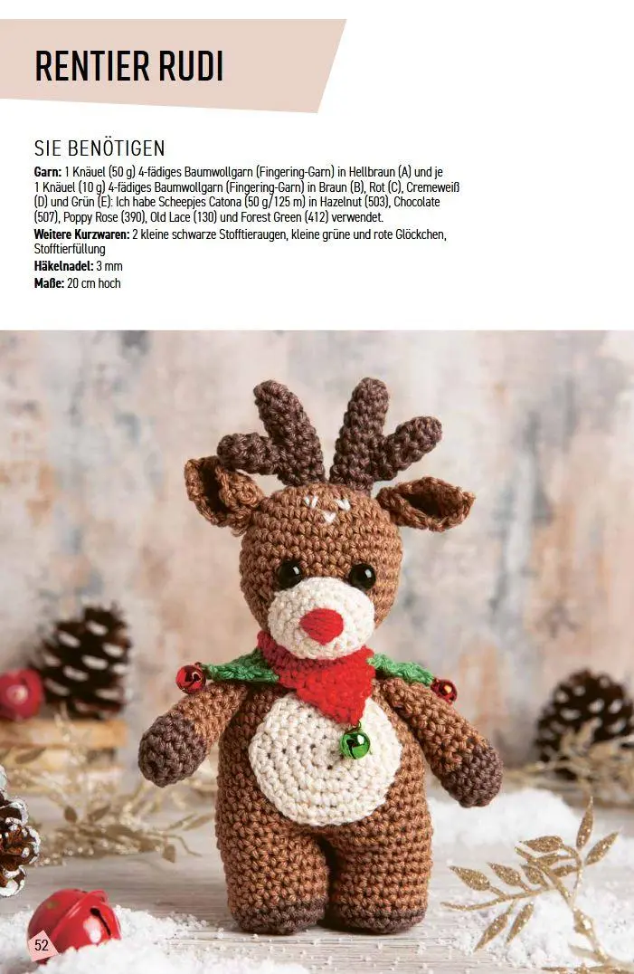 Bild: 9783702023089 | Niedliche Häkel-Ideen für Weihnachten | 20 Sachen selber machen | Buch