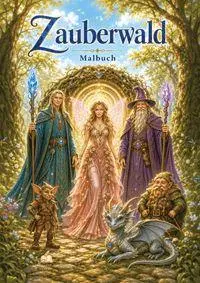 Cover: 9783986573089 | Zauberwald Fantasy Malbuch für Erwachsene und Jugendliche mit 100...