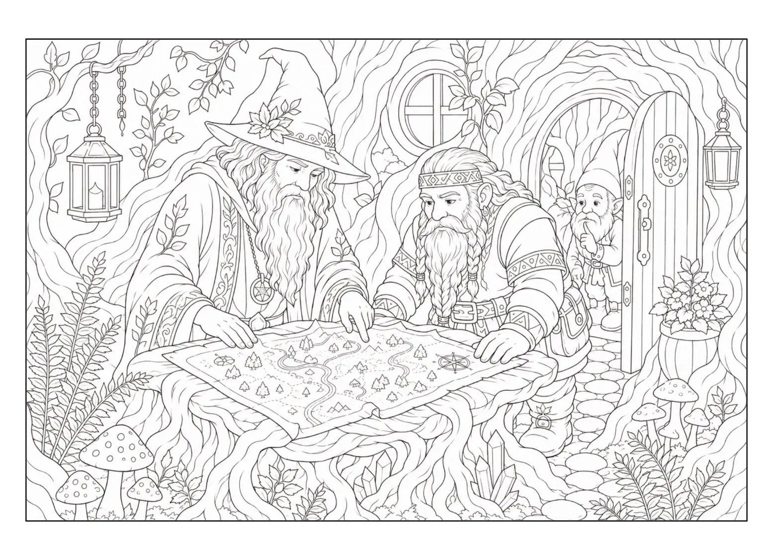 Bild: 9783986573089 | Zauberwald Fantasy Malbuch für Erwachsene und Jugendliche mit 100...