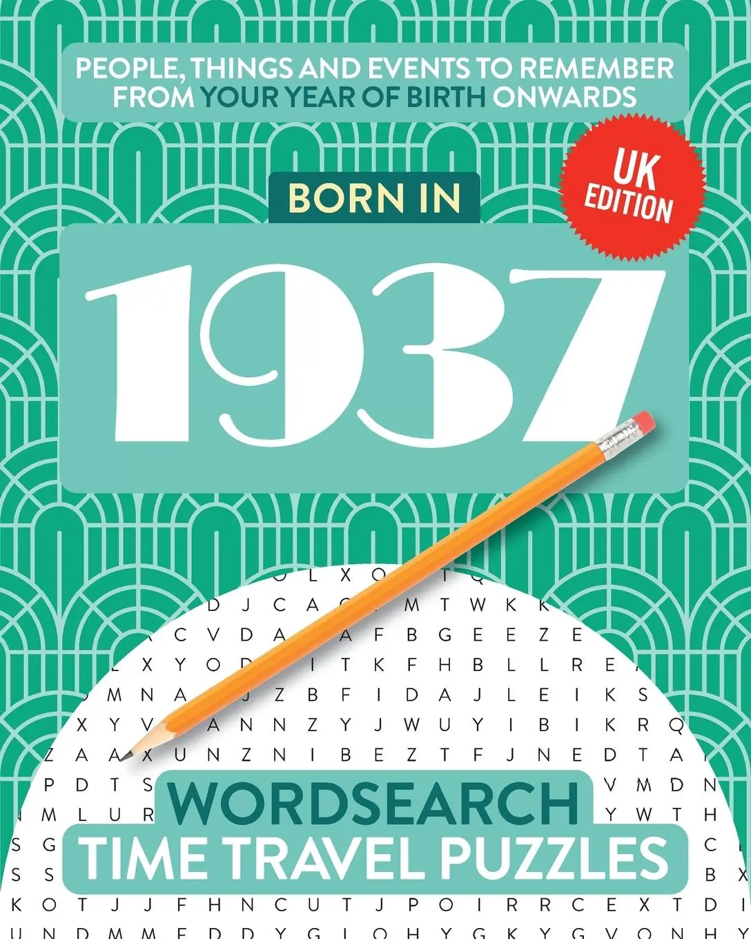 Cover: 9781912883189 | Born in 1937 | Your Life in Wordsearch Puzzles | Time Travel Puzzles