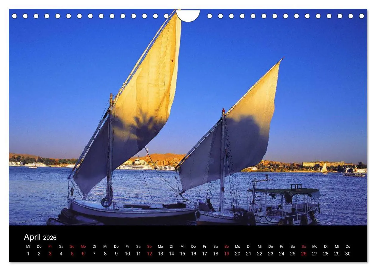 Bild: 9783516203189 | Ägypten (Wandkalender 2026 DIN A4 quer), CALVENDO Monatskalender