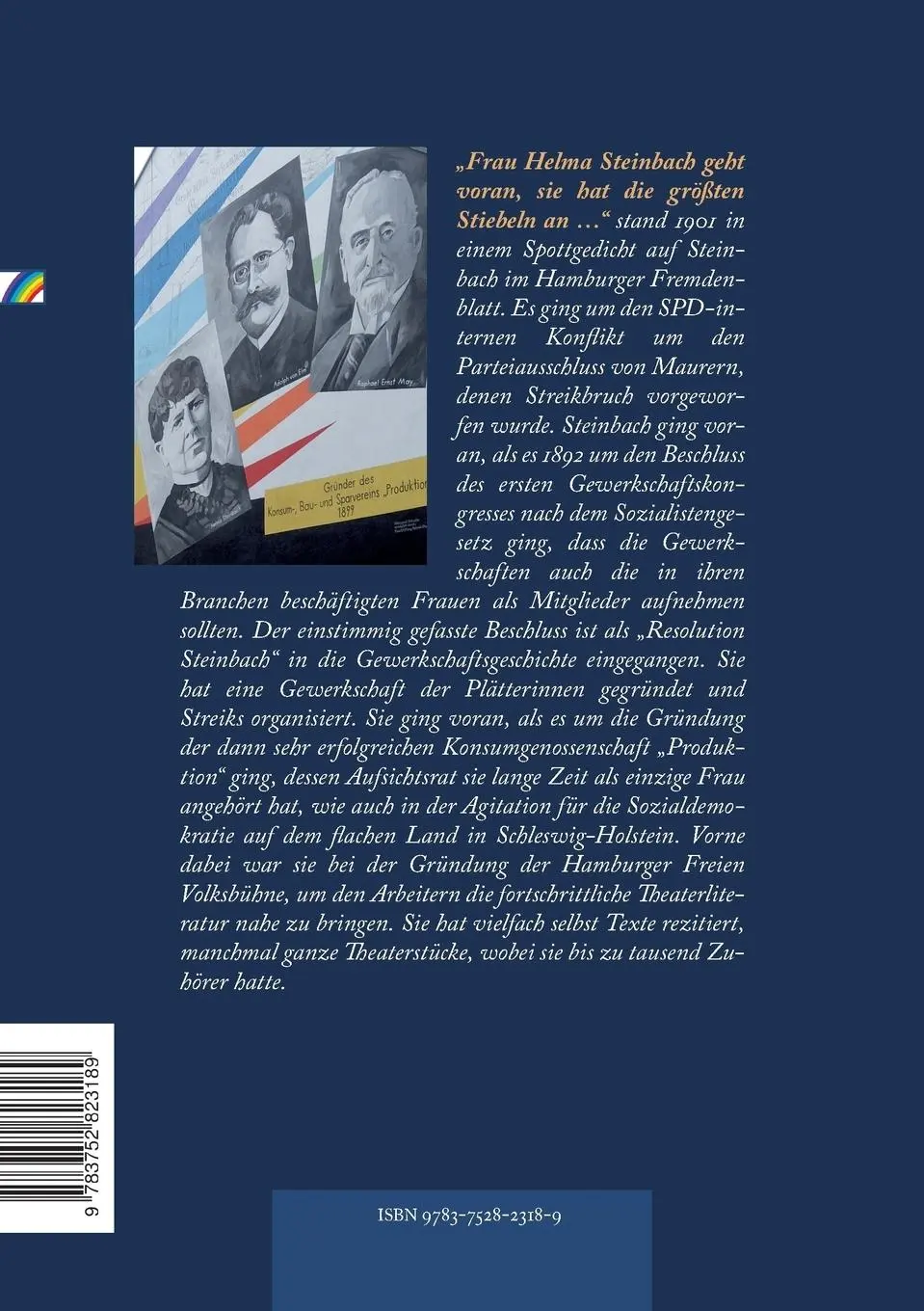 Rückseite: 9783752823189 | Helma Steinbach 1847 - 1918 | Kirsten Haake | Taschenbuch | 124 S.