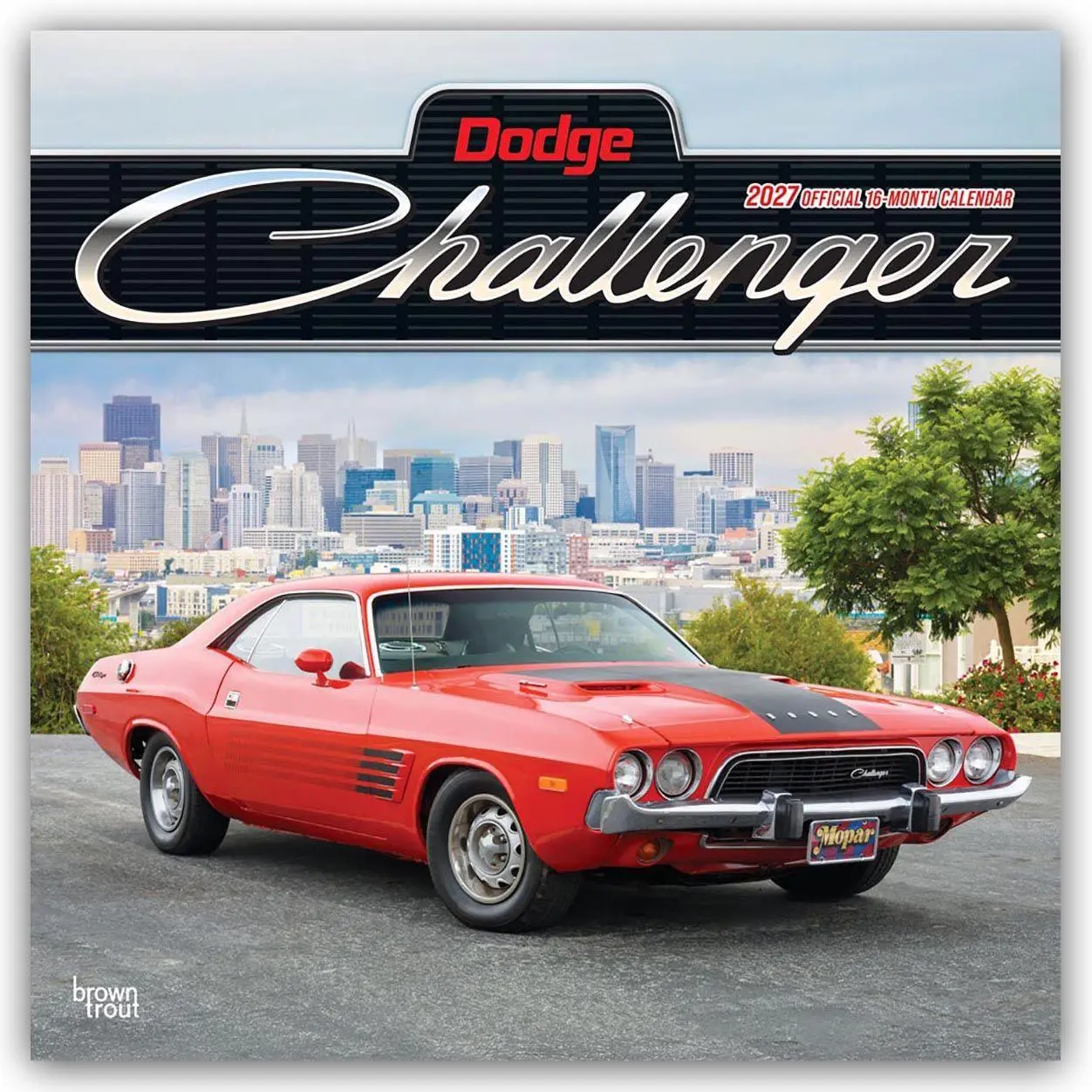 Cover: 9798330713189 | Dodge Challenger 2027 - 16-Monatskalender | Browntrout Publishers