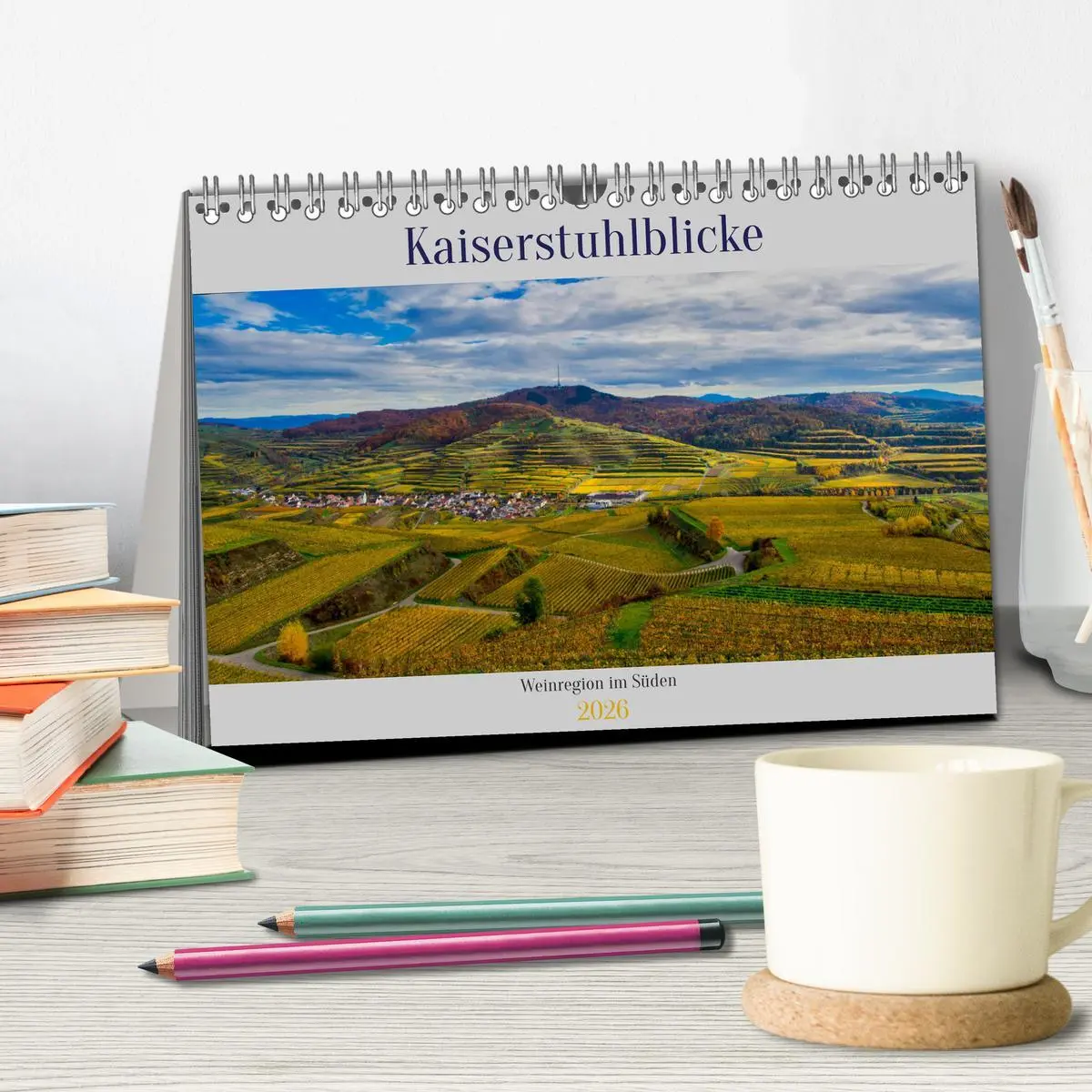 Bild: 9783457273289 | Kaiserstuhlblicke (Tischkalender 2026 DIN A5 quer), CALVENDO...