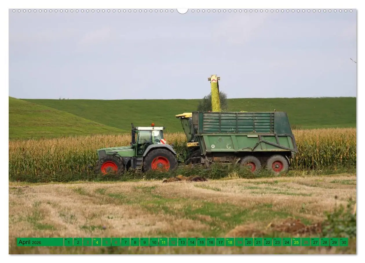 Bild: 9783516053289 | Landwirtschaft - Maschinen im Einsatz (Wandkalender 2026 DIN A2...