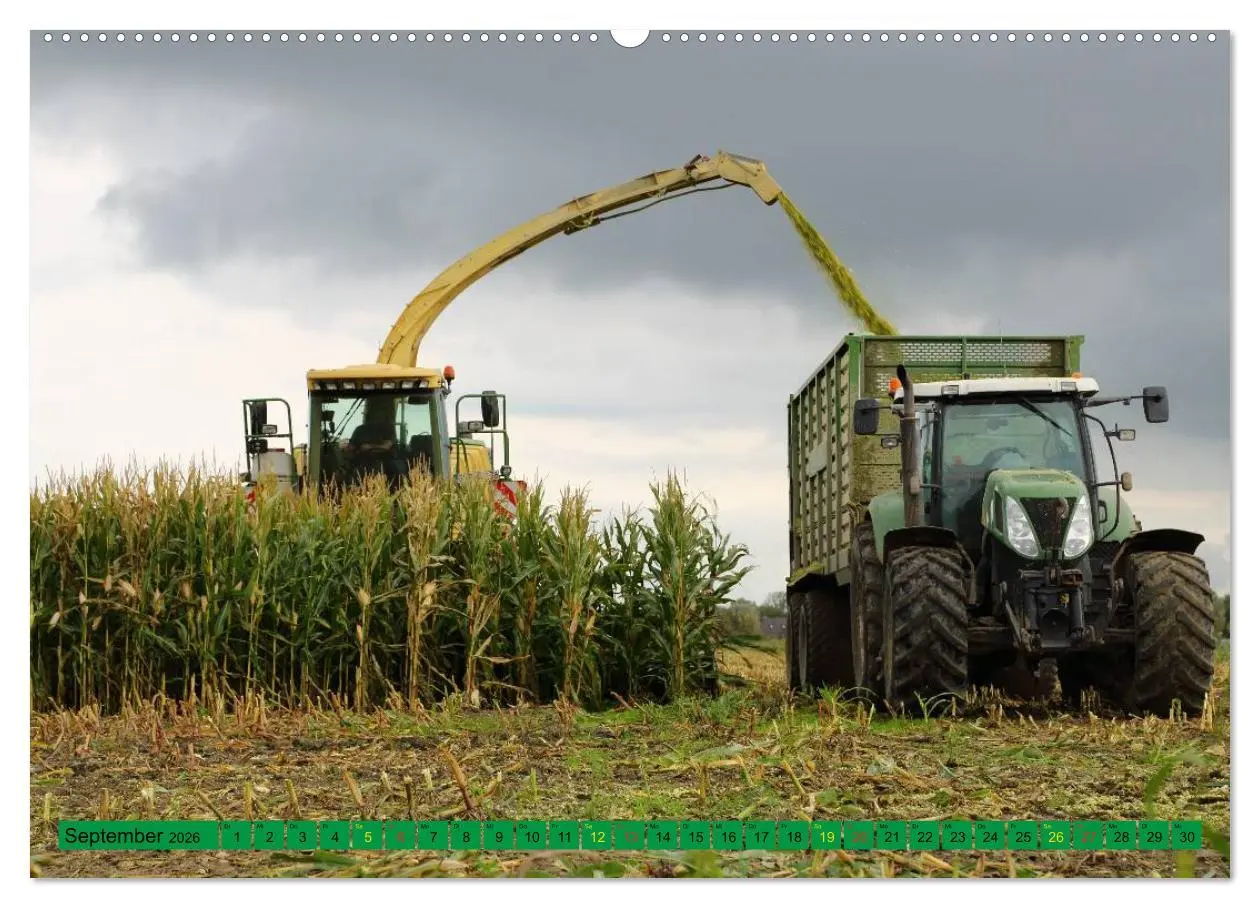 Bild: 9783516053289 | Landwirtschaft - Maschinen im Einsatz (Wandkalender 2026 DIN A2...