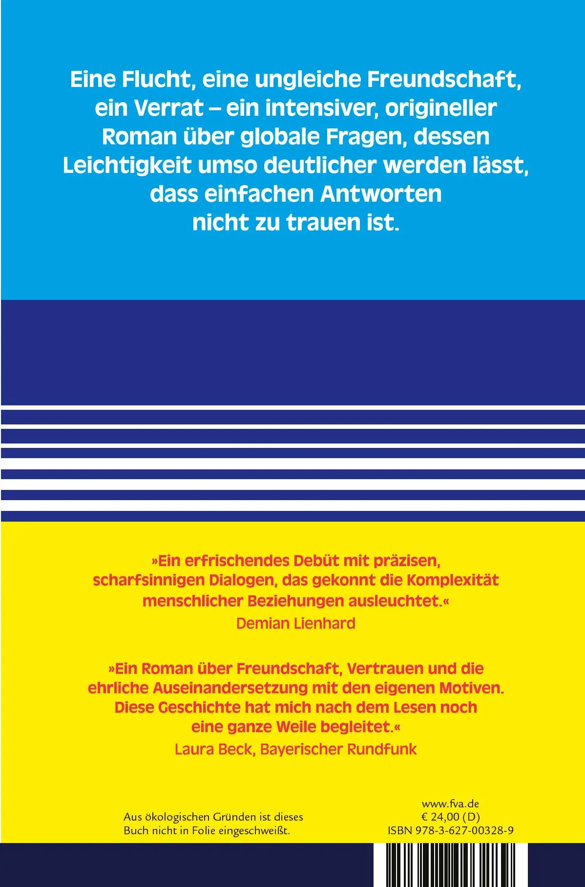 Rückseite: 9783627003289 | Knallkrebse | Christian Mitzenmacher | Buch | Debütromane in der FVA