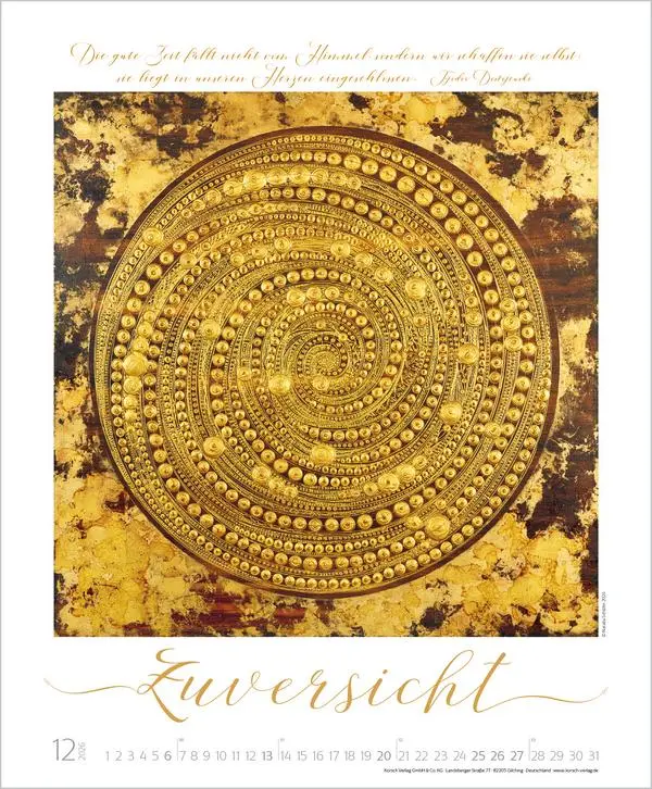 Bild: 9783731883289 | Achtsamkeit 2026 | Verlag Korsch | Kalender | Spiralbindung | 14 S.