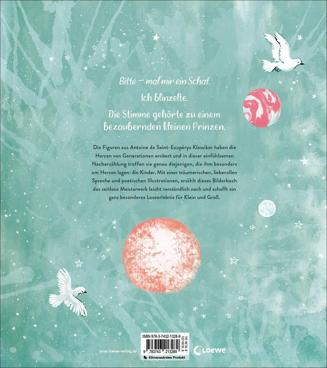 Rückseite: 9783743213289 | Der kleine Prinz | Antoine de Saint-Exupéry (u. a.) | Buch | 32 S.