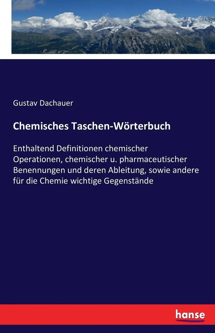 Cover: 9783743453289 | Chemisches Taschen-Wörterbuch | Gustav Dachauer | Taschenbuch | 112 S.