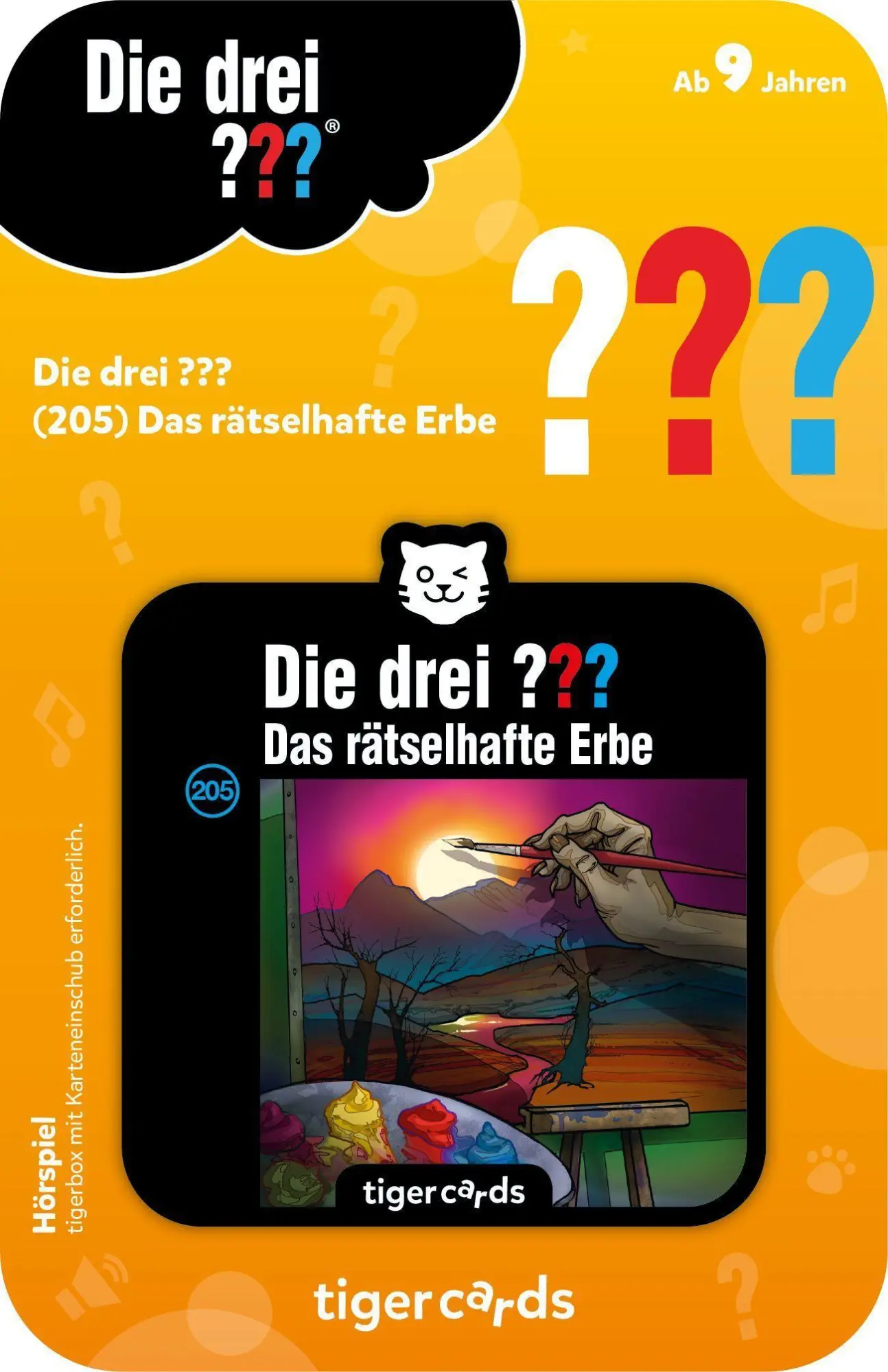 Bild: 4260535483389 | tigercard - Die drei ??? - Folge 205: Rätselhaftes Erbe | Deutsch