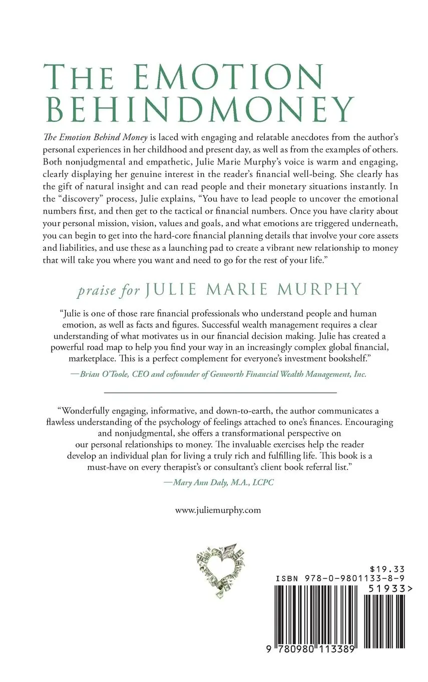 Rückseite: 9780980113389 | The Emotion Behind Money | Building Wealth from the Inside Out | Buch