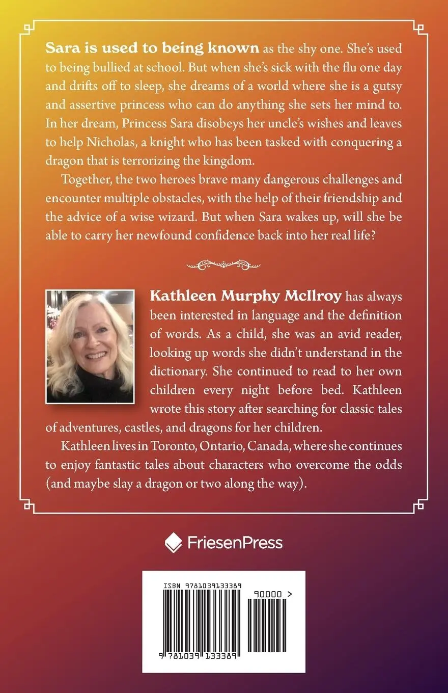 Rückseite: 9781039133389 | Sara, Nicholas and the Last Dragon | Kathleen Murphy McIlroy | Buch