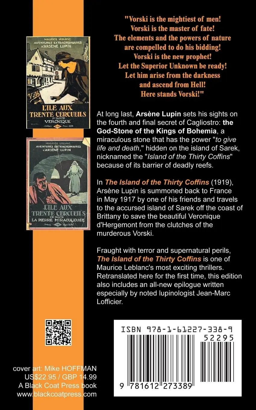 Rückseite: 9781612273389 | Arsene Lupin | The Island of the Thirty Coffins | Maurice Leblanc