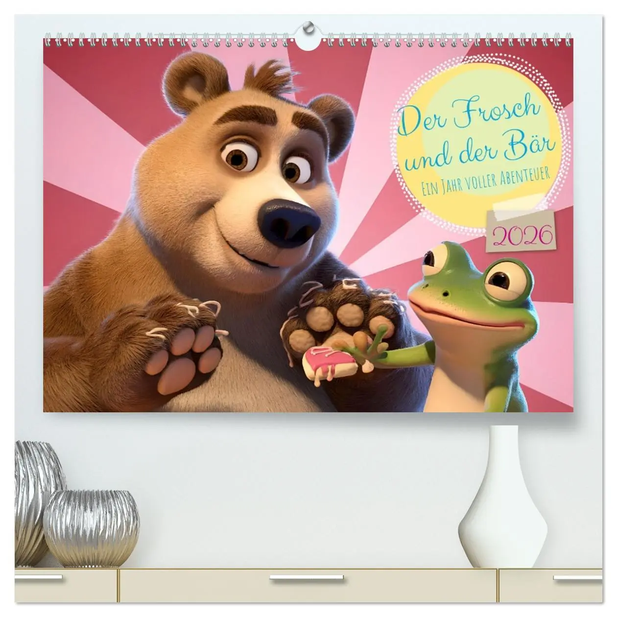 Cover: 9783457333389 | Der Frosch und der Bär - Ein Jahr voller Abenteuer (hochwertiger...
