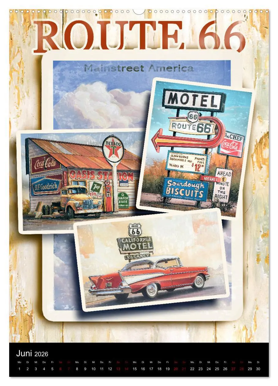 Bild: 9783516353389 | Drive America Plakate (Wandkalender 2026 DIN A2 hoch), CALVENDO...