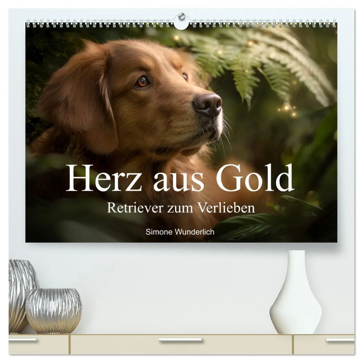 Cover: 9783516593389 | Herz aus Gold - Retriever zum Verlieben (hochwertiger Premium...