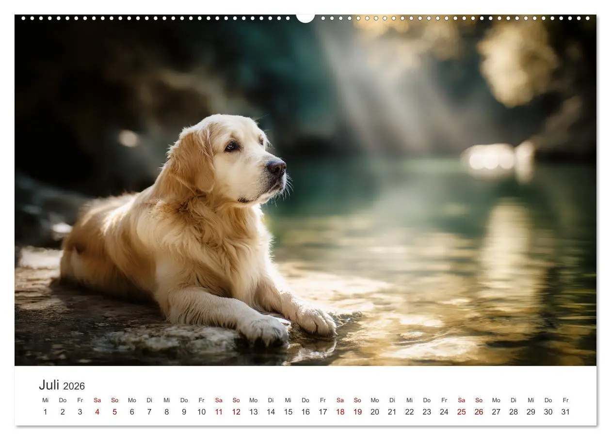 Bild: 9783516593389 | Herz aus Gold - Retriever zum Verlieben (hochwertiger Premium...
