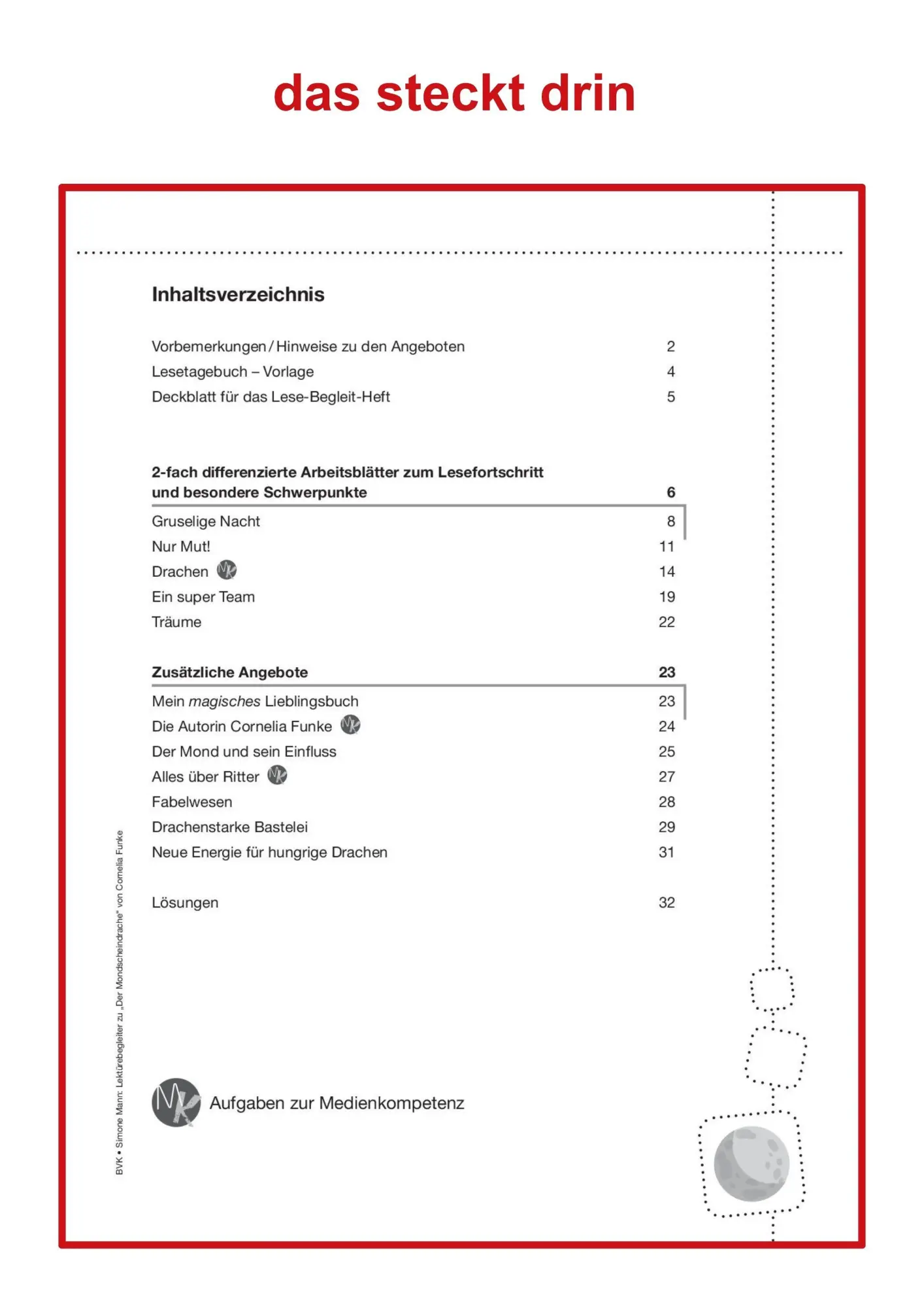 Bild: 9783965203389 | Der Mondscheindrache. Lektürebegleiter - kompakt und differenziert