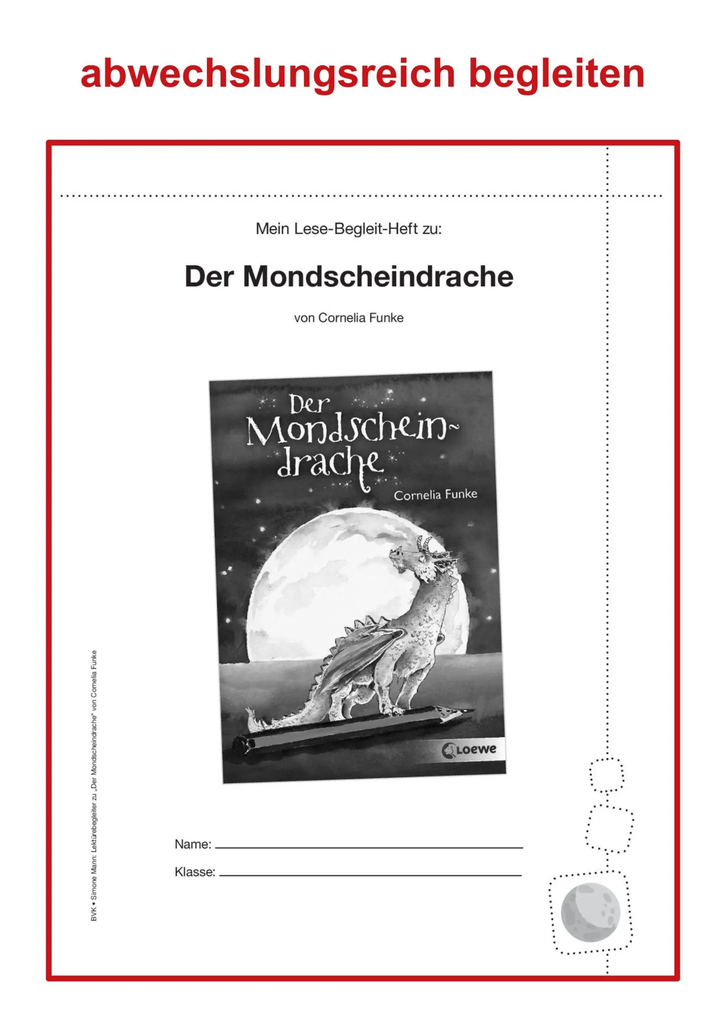 Bild: 9783965203389 | Der Mondscheindrache. Lektürebegleiter - kompakt und differenziert