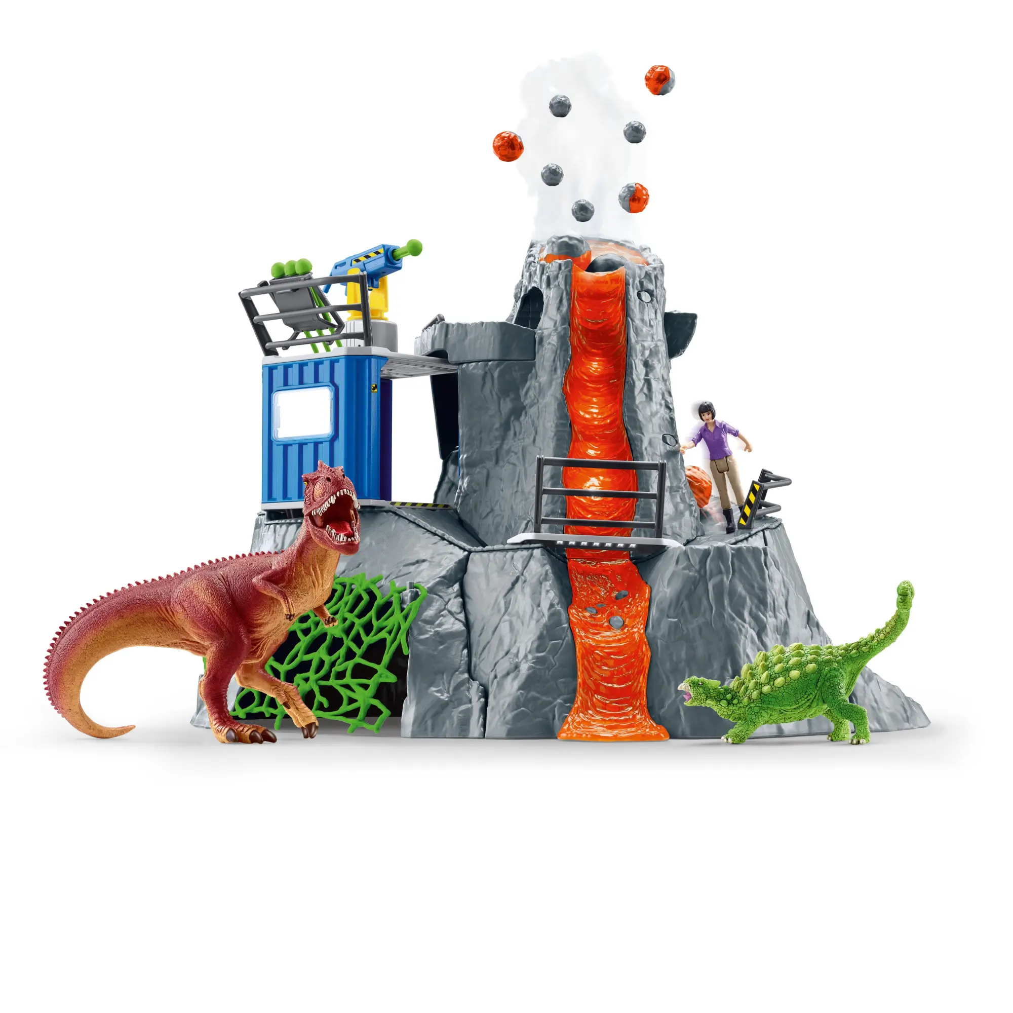 Cover: 4059433573489 | Schleich Dinosaurs 42564 - Große Vulkan Expedition | 42564 | Deutsch