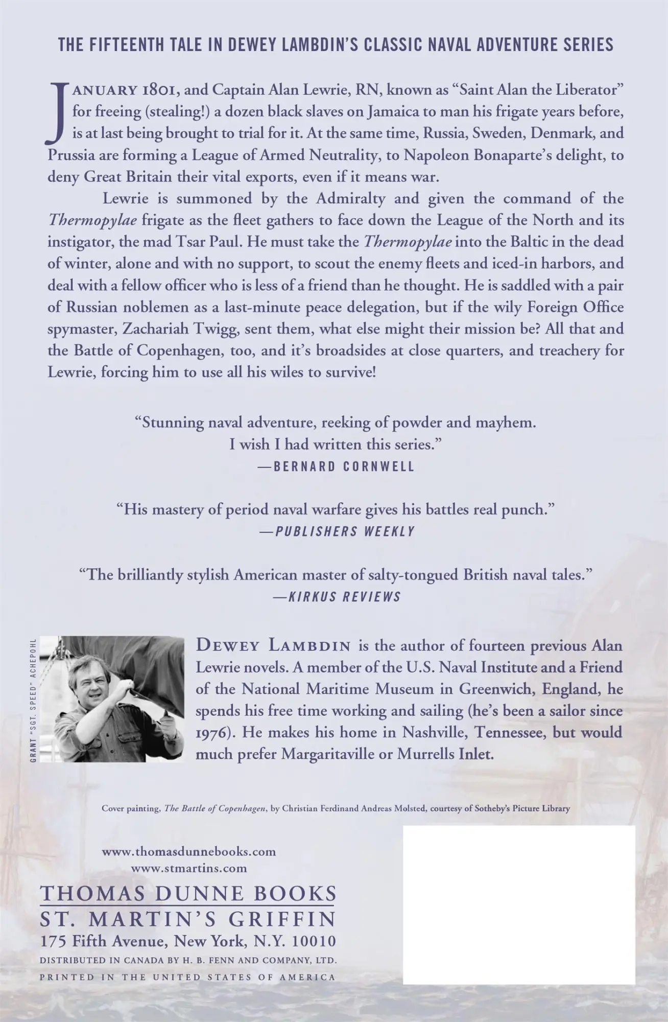 Rückseite: 9780312603489 | The Baltic Gambit | Dewey Lambdin | Taschenbuch | Englisch | 2010