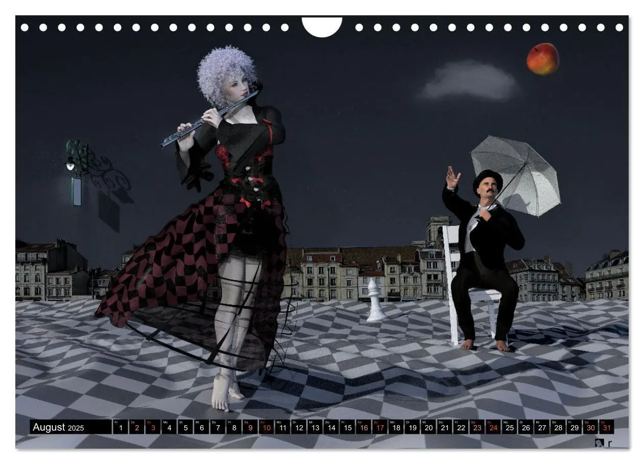 Bild: 9783435093489 | Theater paradox (Wandkalender 2025 DIN A4 quer), CALVENDO...