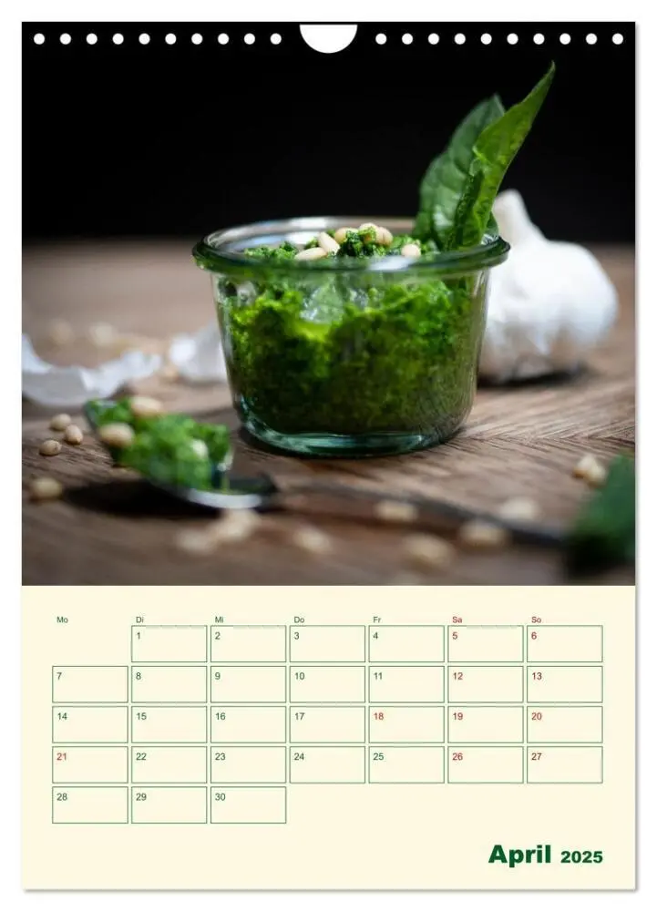 Bild: 9783435853489 | Vegetarische Vier Jahreszeiten (Wandkalender 2025 DIN A4 hoch),...