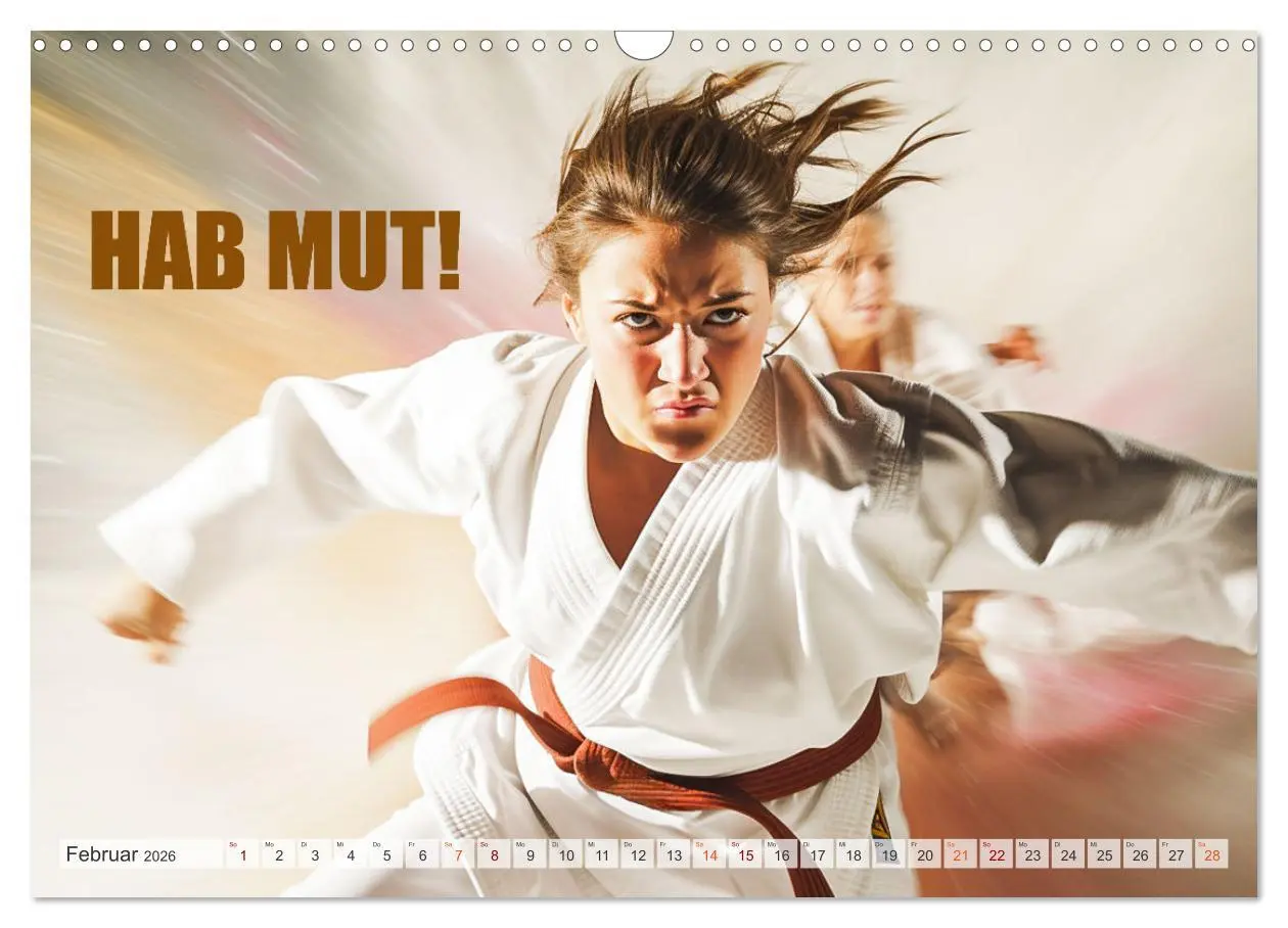 Bild: 9783457493489 | Judo und Motivation (Wandkalender 2026 DIN A3 quer), CALVENDO...