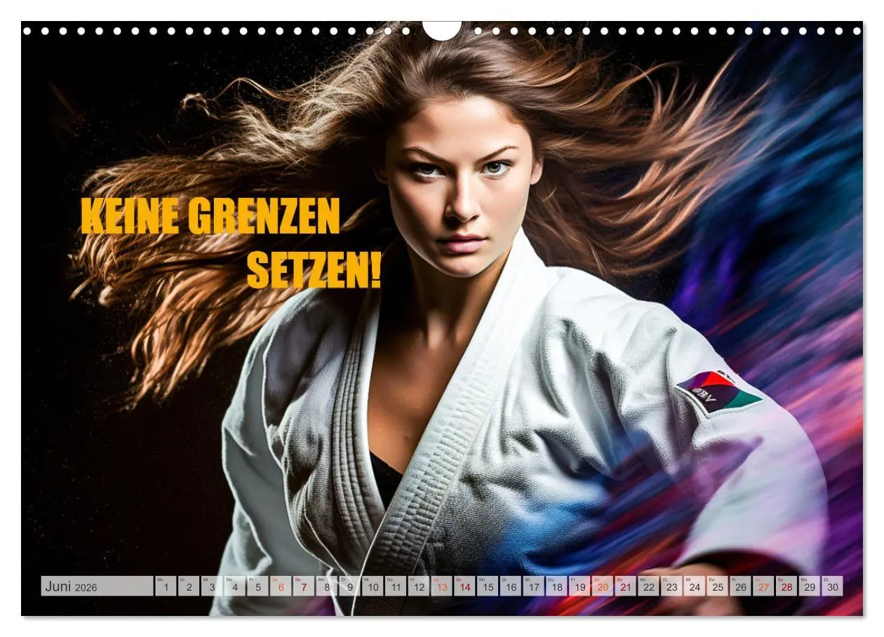 Bild: 9783457493489 | Judo und Motivation (Wandkalender 2026 DIN A3 quer), CALVENDO...