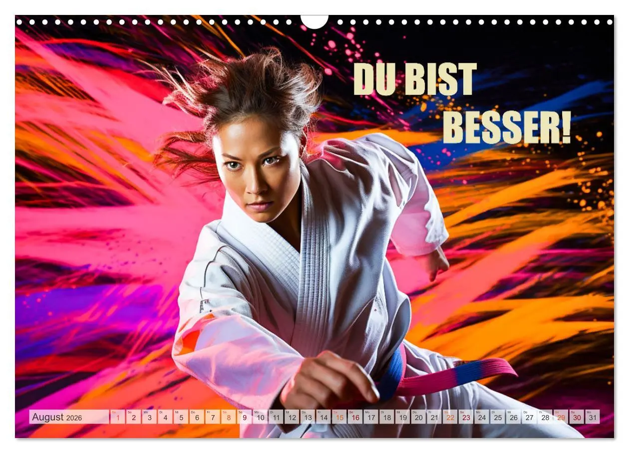 Bild: 9783457493489 | Judo und Motivation (Wandkalender 2026 DIN A3 quer), CALVENDO...